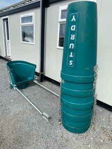 Sturdy Heavy Duty Construction Rubbish Chute Complete with Hopper & Bracket