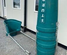 Sturdy Heavy Duty Construction Rubbish Chute Complete with Hopper & Bracket