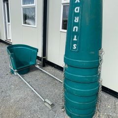 Sturdy Heavy Duty Construction Rubbish Chute Complete with Hopper & Bracket