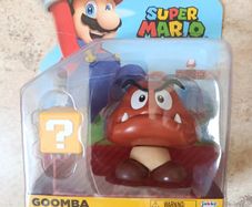 Nintendo 2026 Super Mario - Goomba Figure with Question Block 10cm NEW