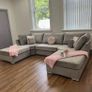 Ushape Scatter & Fullback Cushions Sofa Image 10