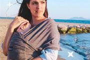 Koala Babycare Baby Carrier Wrap Sling Grey