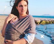 Koala Babycare Baby Carrier Wrap Sling Grey