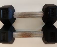 2.5kg Hex Dumbbells - pair