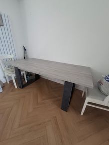 Grey Oak Dining Table