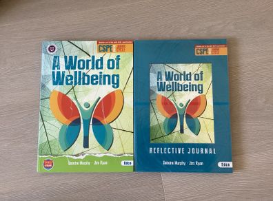 CSPE Junior Cert - World of Wellbeing (Textbook + Journal)