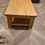 solid oak coffee table Image 3