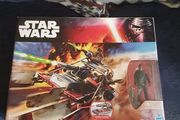Star Wars The Force Awakens Desert Landspeeder and Finn action figure