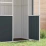 Bird Cage Anthracite 215x78x200 cm Galvanised Steel Image 5