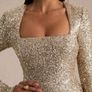Gold sequin Image 2