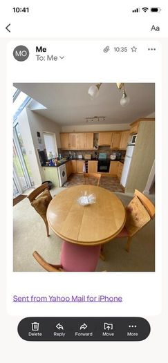 Dining room table and 6chairs