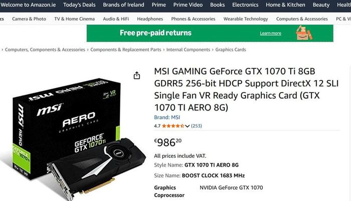 Brand New Gaming PC AMD Ryzen 5 CPU Nvidia GeForce GTX 1070 Ti 8GB Graphics Card 16GB Ram Upgrade 1000GB NVME SSD Boxed 12 Month Warranty.