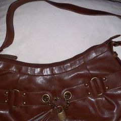 Bulaggi padlock handbag-brown