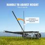 Tow Behind Dethatcher, 40-inch Tow Dethatcher with 20 Spring Steel Tines, Lawn Dethatcher Rake for ATV or Mower Image 4