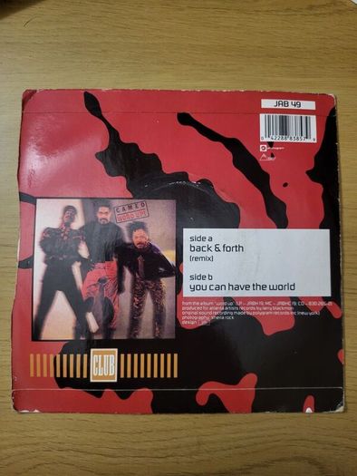 Cameo Back And Forth Remix 7 inch Single 1988