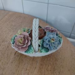 Ceramic Flower Basket