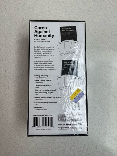 Cards against humanity