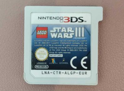 Lego Star Wars 3 The Clone Wars Nintendo 3DS