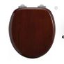 Burlington mahogany toilet seat Image 2