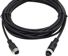 10M Car Video 4-Pin Aviation Extension Cable Waterproof Shockproof for CCTV Rearview Camera Truck Trailer Camper Bus Motorhome Vehicle Backup System