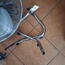 Floor Fan 45 cm, adjustable tilt. 3 speed chrome finish. Image 3