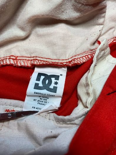 DC Skatewear Ladies Red Shorts W28