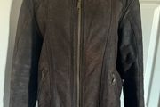 Men's River Island genuine leather winter jacket size L