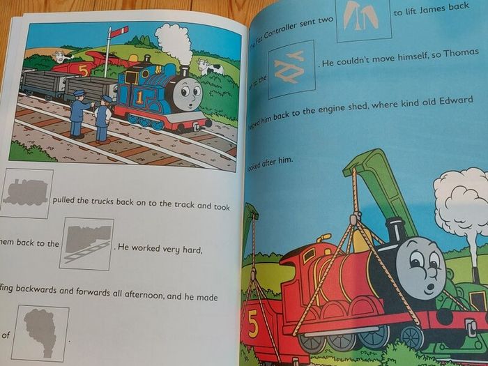 Thomas to the Rescue - sticker story book - unused - 2008