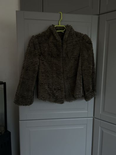 Faux fur jacket by Cynthia Vincent
