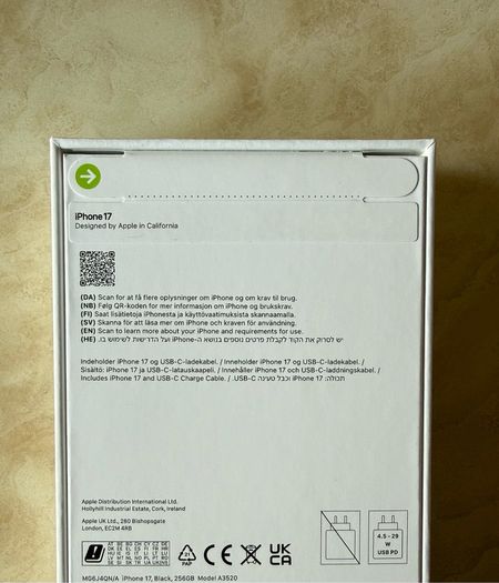 iPhone 17 256gb - Black