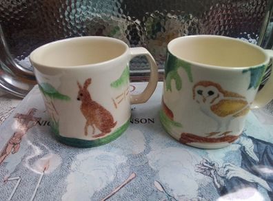 Two Cute Small Mugs