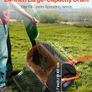 24 Inch Compost Spreader Heavy-Duty Steel Peat Moss & Lawn Roller Image 2