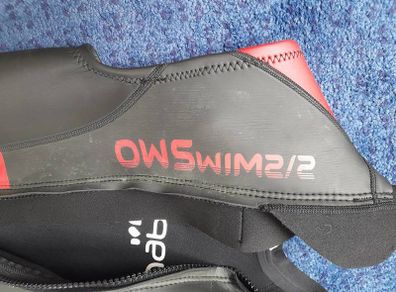 decathalon open water sleeveless wetsuitsize 36 or 2 xs
