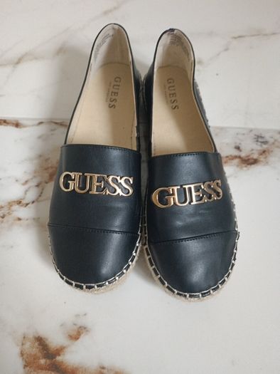Designer Guess espadrilles loafers slip on flats shoes UK 5.5-6 as new
