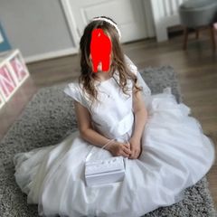 Communion dress and Shoes Veil Dressing gown