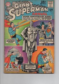 RARE COMIC Superman Annual #7 The Story Of Superman, Junior 1963 Dc Silver Age Comic