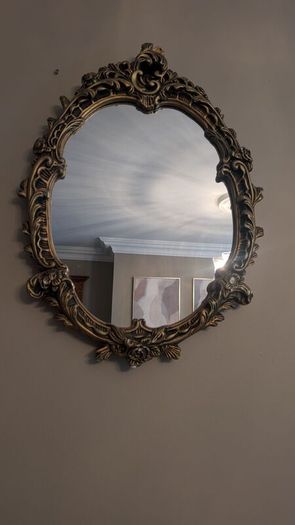 Ornate Vintage Style Gold Wall Mirror