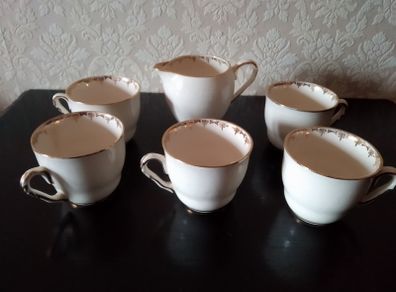 VINTAGE Arklow Pottery Cream Jug  and Coffee Cups