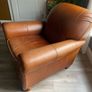 M&S Leather Reclining armchair Image 3