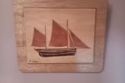 Wooden marquetry