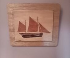 Wooden marquetry