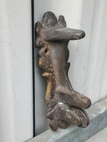 Unusual Brass Pulley