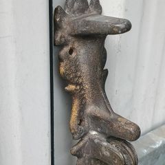 Unusual Brass Pulley