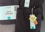 boys trousers school uniform Navy 6-7 y brand new
