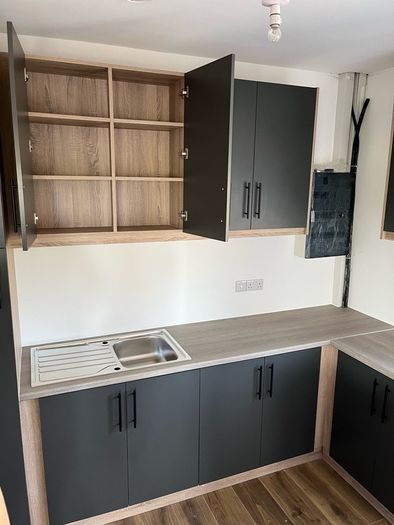Wardrobes, kitchens, utility rooms, storage units.
