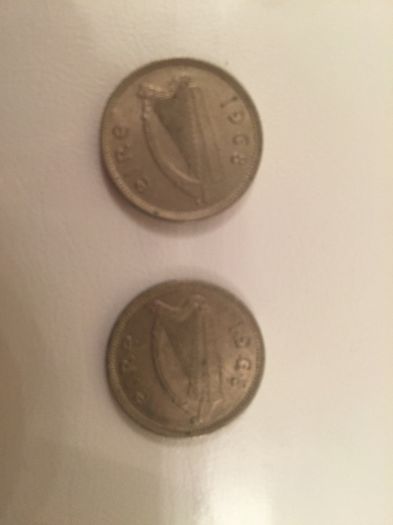 1953-1968 Irish threepence's