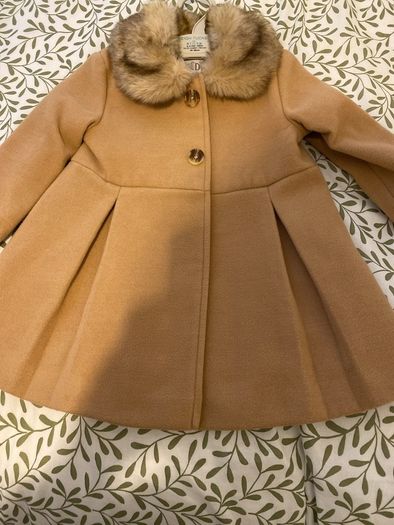 Camel coal for baby girl 12/18 months
