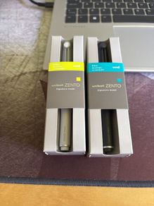 Uniball Zento Signature Set 0.38 and 0.5 new and boxed