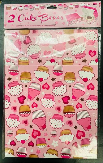 500 Cake / Cup Cake Boxes Packaging Stands - Job Lot!