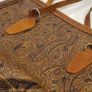 paisley leather tote bag Image 3